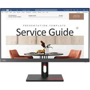 Resim Lenovo ThinkVision S24i-30 24" Sınıf Full HD LED Monitör - 16:9 - Raven Black, Storm Grey 