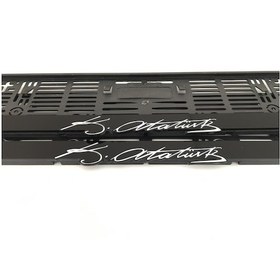 Resim Kemal Atatürk Imzalı Yazılı Pleksi Plakalık Çerçevesi (2 Adet) 548331716 