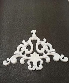 Resim Dekoratif Poliüretan Tavan-Duvar-Kapı-Mobilya Köşe Motifi (27X18 CM) BEYAZ 18 x 27 