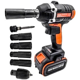 Resim Moonshop 48V Profesyonel 3'lü Set Kırıcı Delici Somun Sıkma Taşla 