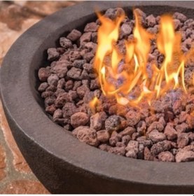 Resim Mangal Taşı 3 kg 2-4 cm İri Pomza Taşı Kırmızı Pomza Lav Taşı Gaz 