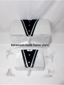 Resim keremaslı butik home çeyiz Damat Çeyiz Bohça Nişan Sandık Seti 2'li 