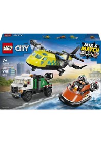 Resim LEGO® City Uçak, Servis Kamyonu ve Hoverkraft Karışımı 60505 -7 Yaş ve Üzeri Çocuklar İçin Yaratıcı Oyuncak Yapım Seti (990 Parça) 