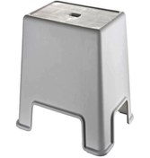 Resim Geseus Banyo Taburesi Büyük Boy Çok amaçlı Tabure Gri CLK-481 