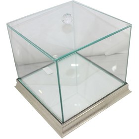 Resim Dantelux Dantelux Kare Cam Sandık 12435-C05 Gümüş - Gri 