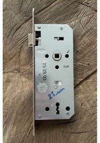 Resim Kale Oval Kilit Oda Kilidi Ahşap Kapı Kilidi Panel Kapı Kilidi 141-r 23mm 