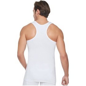 Resim Tutku 3 Adet Beyaz Ribana Spor Atlet Beyaz 