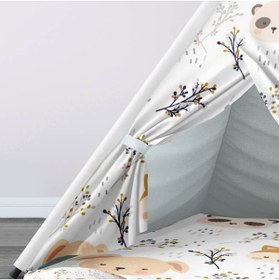 Resim instababyrooms Çocuk Oyun Çadırı Orman Hayvanları Dijital Baskılı 