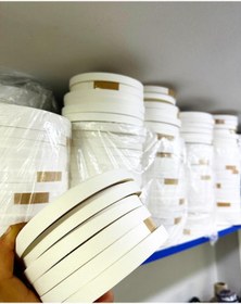 Resim Bayar Kumaş Paça telası 2 cm çift taraflı yapışkan kağıtlı örümcek tela 100 metre 