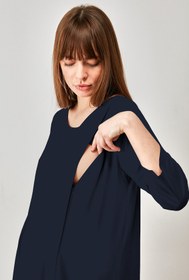 Resim Yumuşak dokulu hamile pijama takımı - Ekru / XL 