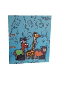 Resim Özkan Paklon Tasarım Klasör Zürafa 32x29x8 Cm 