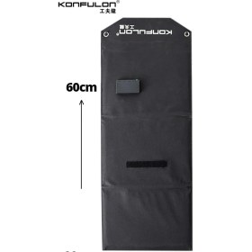 Resim Store Mania Ieg™ Sh-03 30W Hızlı Şarj Taşınabilir Güneş Enerji Paneli Şarj Istasyonu - Siyah 