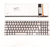 Resim Laptopshop Asus Uyumlu Nsk-Upn2M 9Z.N8Bbu.N2M Klavye Tuş Takımı Gümüş Işıklı 250260572 