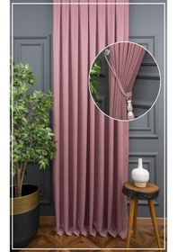 Resim Evdepo Home Gül Kurusu Fon Perde Tek Kanat (539791730) Gülkurusu 