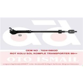 Resim TRW JRA548 ROT MİLİ SOL TRANSPORTER T4 98- KOMPLE 