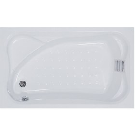 Resim Waterway Babylon Oturmalı Mini Dikdörtgen Küvet 140x80 H:43 Gövde+metal Ayak+dört Yön Panel 