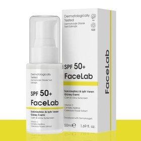 Resim FaceLab Sakinleştirici ve Işıltı Veren C Vitamini & Centella İçerikli SPF50+ Güneş Kremi 