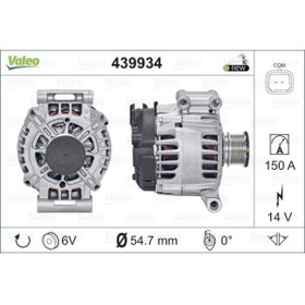 Resim Valeo ALTERNATOR 308 II-3008-508 II-5008-C4 PICASSO II 1.6THP - 439934 