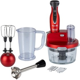 Resim TEFAL Powelix Activflow Expert 1500 W Blender Seti - Kırmızı 