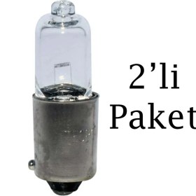 Resim Tecpo Ampul Halojen H6 12V 6W 2'li Paket 