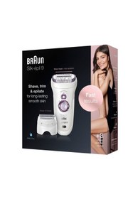 Resim Braun Silk-Epil 9 9710 SensoSmart Islak Kuru 4 Ek Parçalı Epilatör 