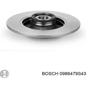 Resim Fren Dıskı Arka 249mm Cıtroen C4 04&gt P207 06&gt P307 00&gt D 