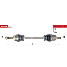 Resim Toyopar Hyundai Atos 2001- Aks Komple Sol Absli ( 4950002550 ) 