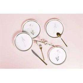 Resim Porland Botanical 4lü Pasta Takımı 18CM 