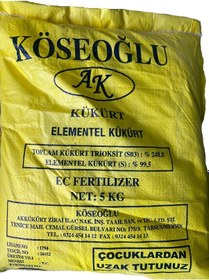 Resim Köseoğlu Elementel Kükürt 5 KG 