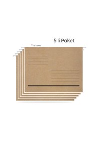 Resim Tuna Askılı Dosya Metal Çubuklu Telli Tek Sayfa Asd2001 5 Li Paket 