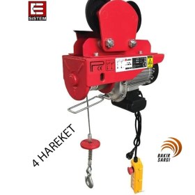 Resim Dlmax 600-1200 Elektrikli Şaryolu Vinç Caraskal600-1200 4 Hrk Elektrikli Vinç 