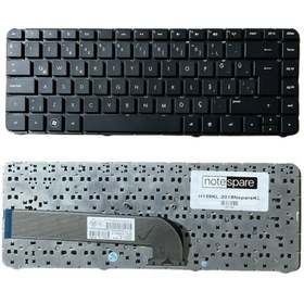 Resim Notespare Hp Ile Uyumlu 669070-001, 669070-141, 671180-001, 671180-141 Notebook Klavye Siyah Tr 