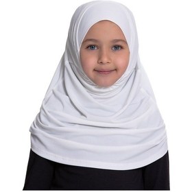 Resim Hürrem Bone Krem Pratik Hazır Geçmeli Çocuk Tesettür Bone Sandy Kumaş Kendind Krem 