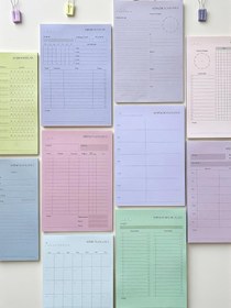 Resim Fark Tanıtım Tarihsiz Masaüstü Planlayıcı, 10 Farklı Planlama, 80 Yaprak (Hedef Planlar) 