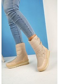 Resim Muggo Felya İçi Kürklü Cırtlı Kadın Yağmur ve Kar Botu 001 