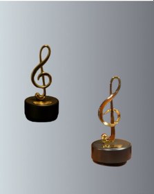 Resim Dönen Sol Anahtarı Figürlü Müzik Kutusu Şık Hediyelik Dekor 