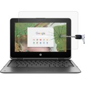 Resim Xhang Dizüstü Bilgisayar Ekran Hd Temperli Cam Koruyucu Film Hp Chromebook X360 11 G1 Ee 11.6 Inç 