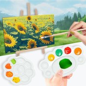 Resim Little Feet Tek Kullanımlık Palet, Yıkama Gerektirmeyen Sulu Boya Sanat Paleti, Little Feet Paleti 