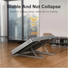 Resim Peri Store ST-805 10-15.6'' Alüminyum Katlanabilir Laptop Dizüstü Bilgisayar Standı 
