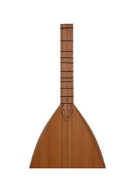 Resim Telli Çalgı Yapım Kısa Sap Yaprak Karaağaç 40,5 Tekne Profesyonel Bağlama 