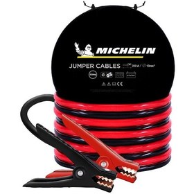 Resim Michelin Ml4002 6v/12v/24v 500amper 2,5metre 10mm² Akü Takviye Kablosu 