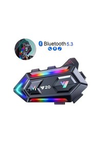 Resim Bt5.3 Motosiklet Kask Sistemi Çift Telefon Destekli 