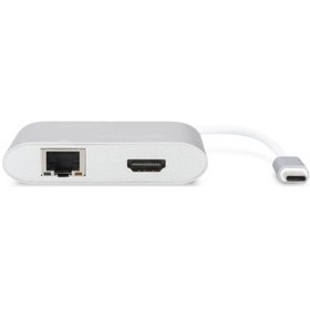 Resim Digitus DA-70847 USB Type-C to USB 3.0 x2 HDMI RJ45 Multiport Dönüştürücü Adaptör 