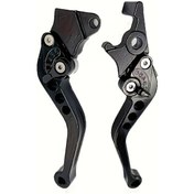 Resim Chuangyinshop Black Elektrikli Motosiklet Gy6 Ayarlanabilir Gidon Ghost Fire Modifikasyon Alüminyum Alaşım Ön Ve Arka Disk Fren 