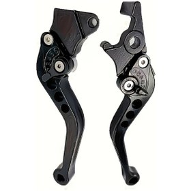 Resim Chuangyinshop Black Elektrikli Motosiklet Gy6 Ayarlanabilir Gidon Ghost Fire Modifikasyon Alüminyum Alaşım Ön Ve Arka Disk Fren 