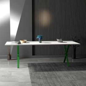 Resim Aksalan Yemek & Toplantı Masası - Yeşil 