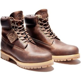 Resim Timberland Kahve Heritage 6'' Premium Erkek Bot Tb0270972141 Koyu Kahve Kahverengi 