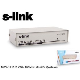 Resim S Link Msv 1215 2 Vga 150Mhz Monitör Çoklayıcı 