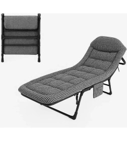 Resim Motto Ticaret Sunup SN-26975 TAŞINABILIR Ayarlanabilir 5 Kademe Sünger Kamp Yatak Şezlong (Kazayağı) 