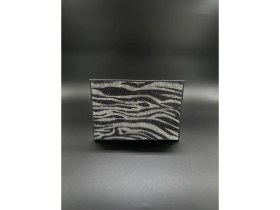 Resim Fox Zebra Desen Taş Kaplamalı Ruhsat Kılıfı 